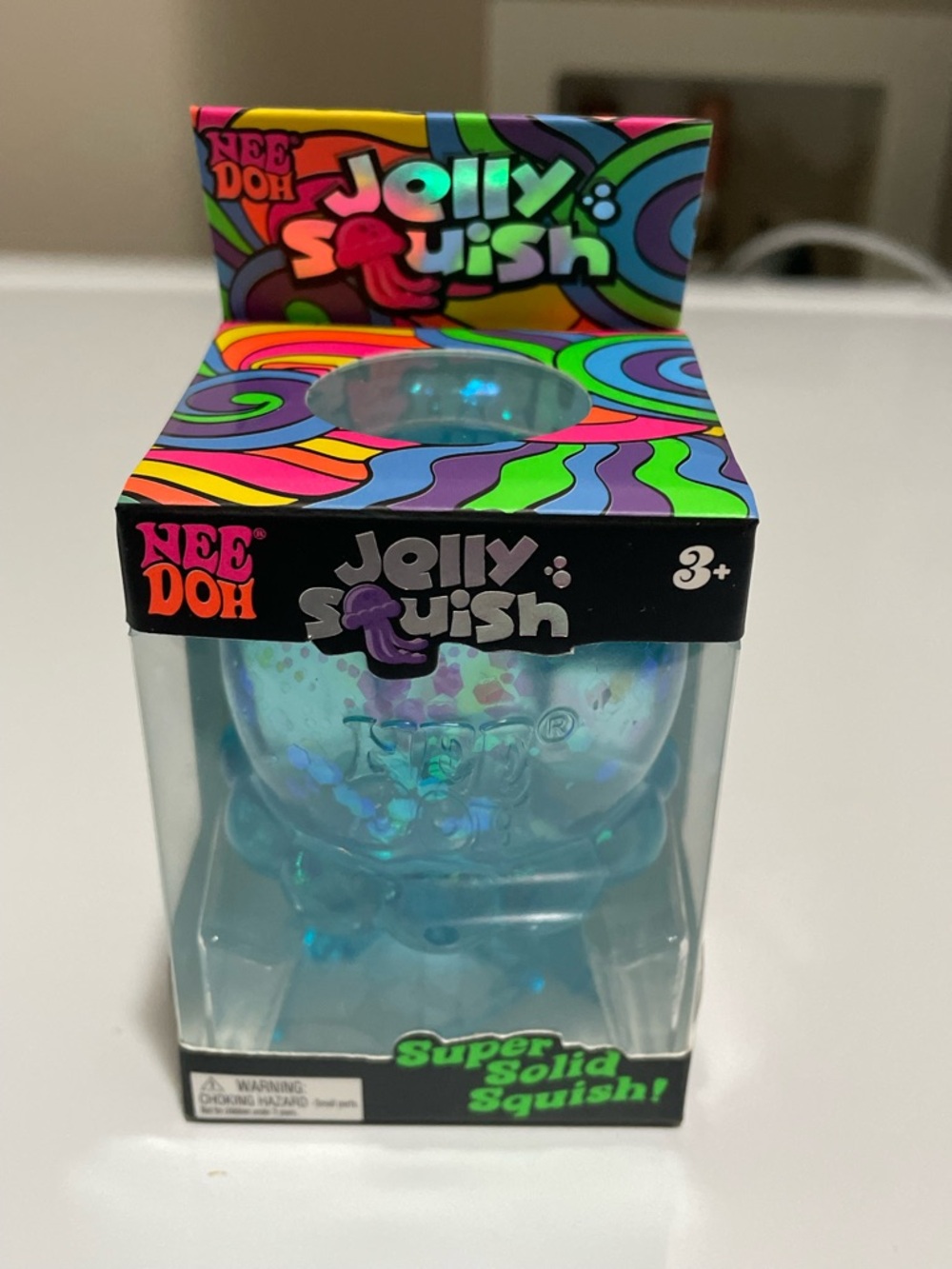 NeeDoh Jelly Squish- Blue